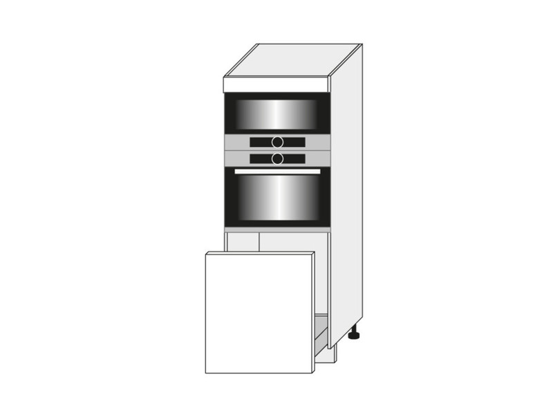 Skapis cepeškrāsnij un mikroviļņu krāsnij Rimini D5AR/60/154