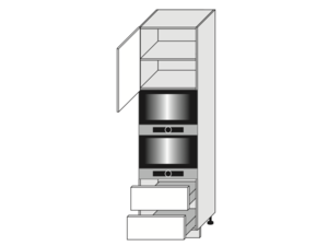 Шкаф для духовки и микроволновой печи Rimini D14/RU/2A KOMPAKT