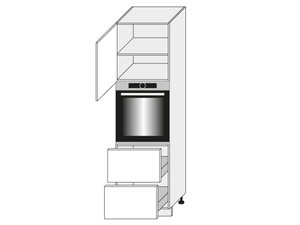 Cabinet for oven Emporium white D14/RU/2R 356