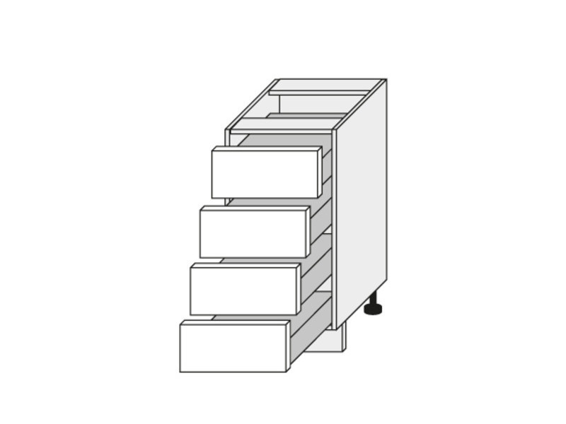 Apakšējais skapītis Emporium Grey Stone D4R/40