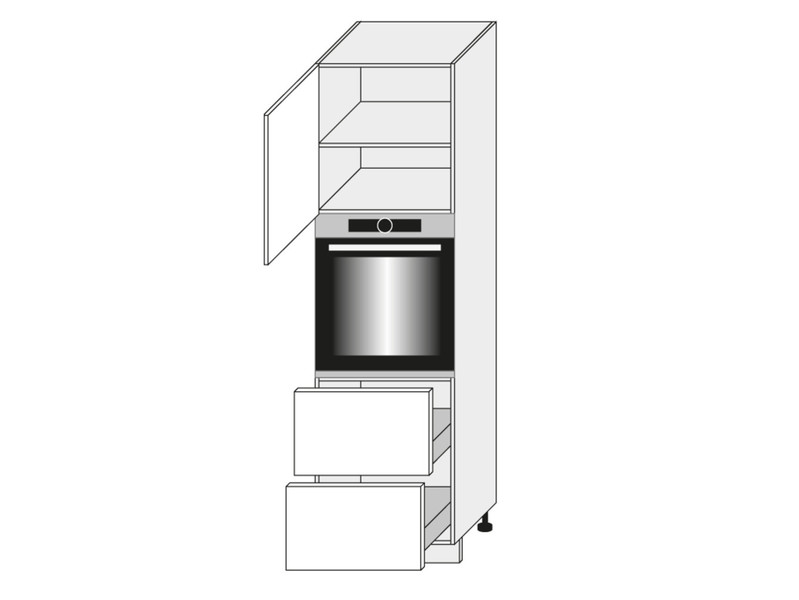 Cabinet for oven Emporium Grey Stone D14/RU/2R 356