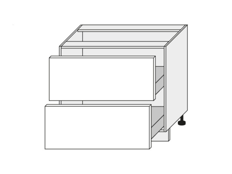 Apakšējais skapītis Emporium Grey Stone Light D2R/90