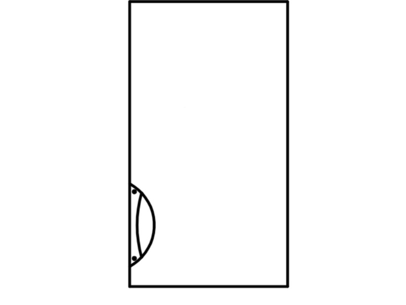 Kitchen cabinet Carrini D14DP/3A P