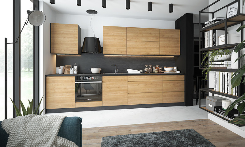 Kitchen cabinet Treviso D14DP/3M L