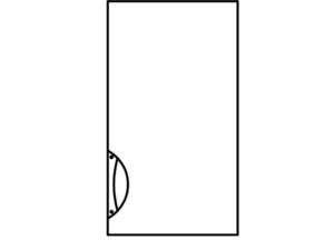 Kitchen cabinet Treviso D14DP/3M P
