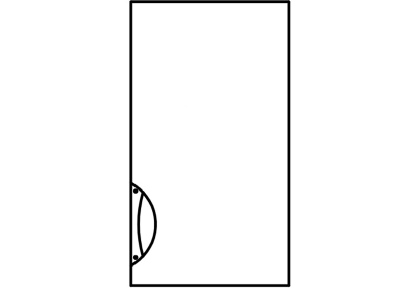 Kitchen cabinet Treviso D14DP/3M P