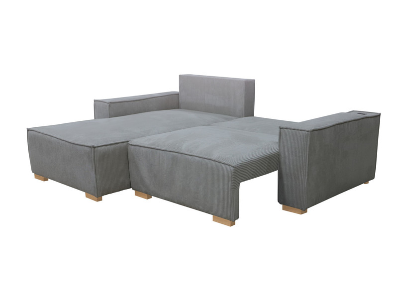 Extendable corner sofa bed Hudson premium LC+2r