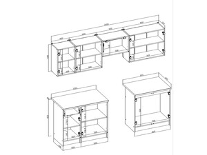 Virtuves komplekts ID-27425