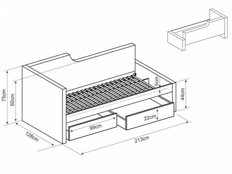 Bed with linen box  ID-27675