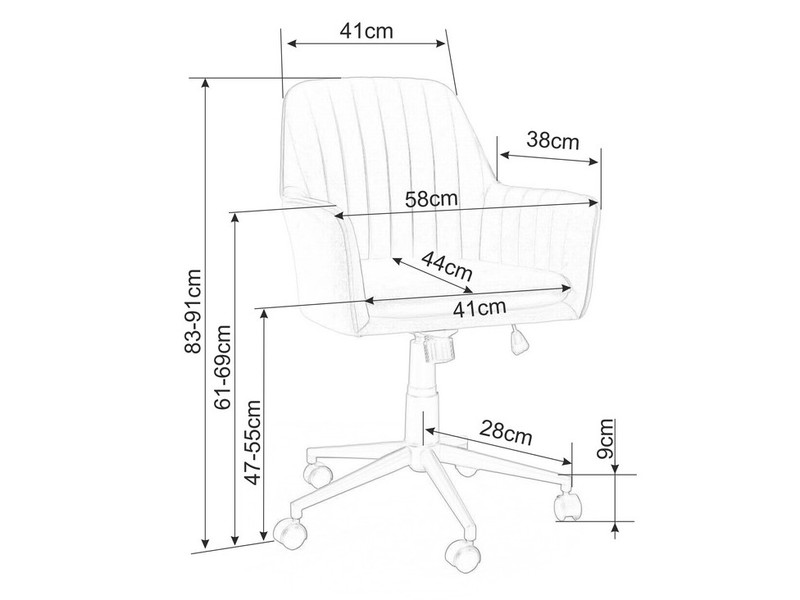 Datorkrēsls ID-27703