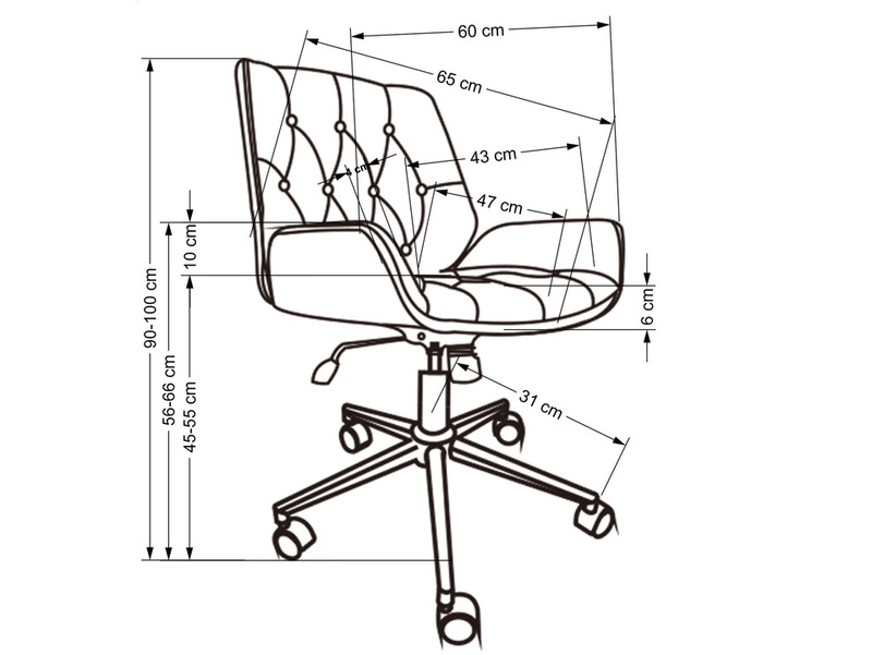 Datorkrēsls ID-28011
