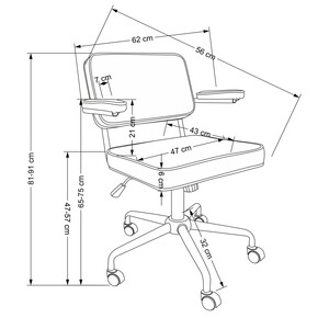 Datorkrēsls ID-28014
