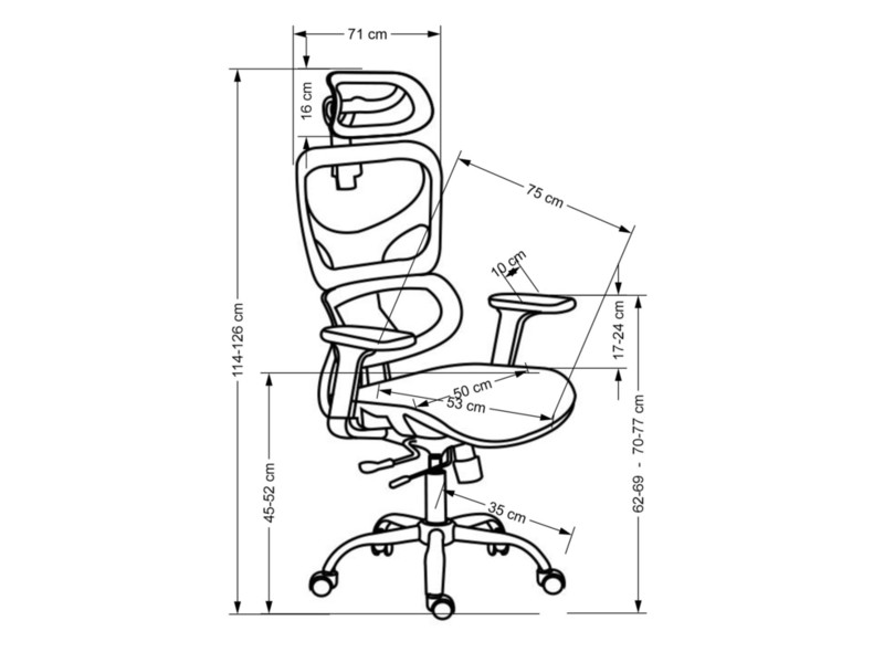 Datorkrēsls ID-28020