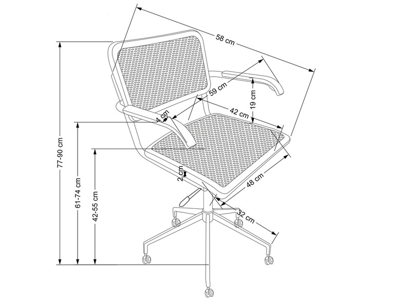 Datorkrēsls ID-28023