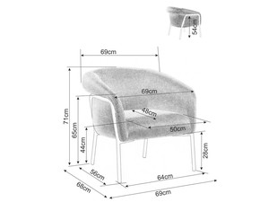 Atpūtas krēsls ID-28085