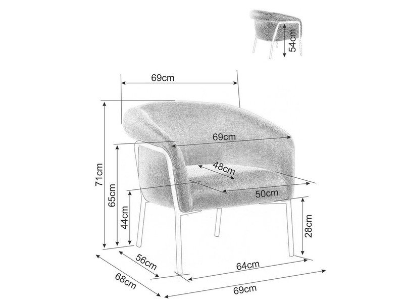 Atpūtas krēsls ID-28085