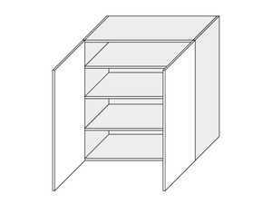 Augšējais skapītis SIlver W4/90