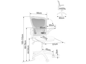 Datorkrēsls ID-28157