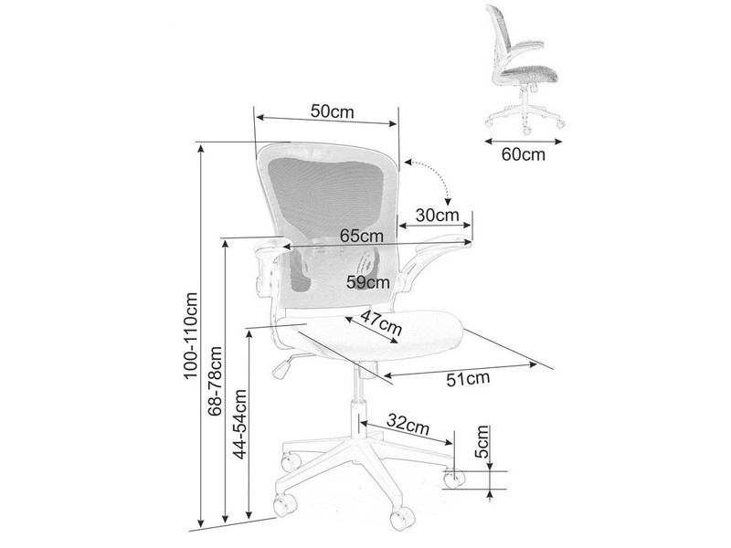 Datorkrēsls ID-28157