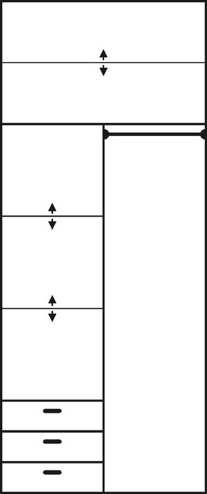 Skapis ar spoguli ID-2822