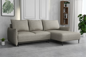 Extendable corner sofa bed Denis 2r+LC
