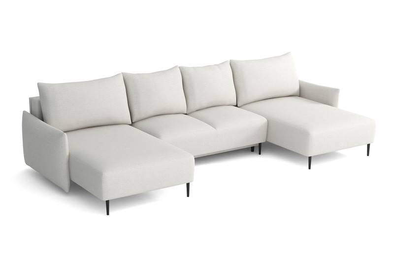 Extendable corner sofa bed Denis LC+2r+LC