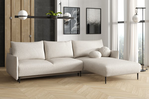 Extendable corner sofa bed Livio 2r+LC