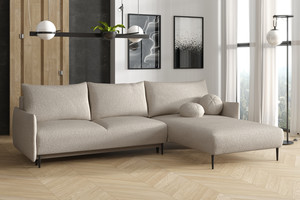 Extendable corner sofa bed Livio 2r+LC