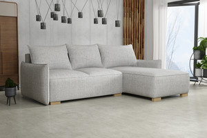 Extendable corner sofa bed Malibu 2r+LC