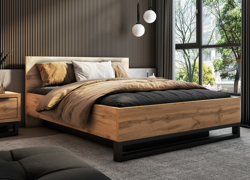 Bed with lift up storage ID-28337