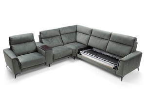 Stūra dīvāns izvelkams ID-28429
