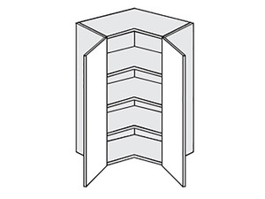 Augšējais stūra skapītis SIlver W14/60