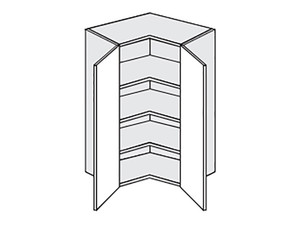 Augšējais stūra skapītis SIlver W14/60