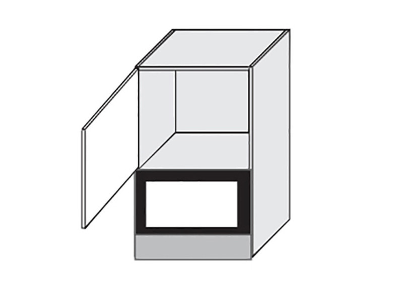 Skapītis mikroviļņu krāsnij SIlver W4MK/60