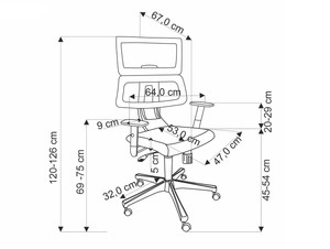 Datorkrēsls ID-28643