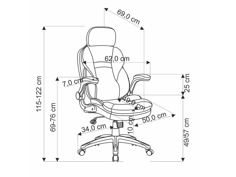 Datorkrēsls ID-28647
