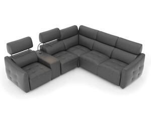 Stūra dīvāns izvelkams ID-28747