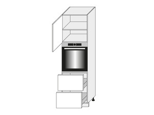 Skapis cepeškrāsnij Optimum D14/RU/2R 356
