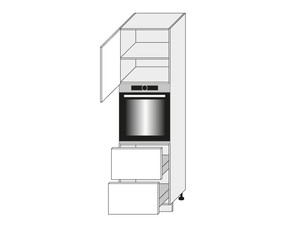 Skapis cepeškrāsnij Optimum D14/RU/2R 356