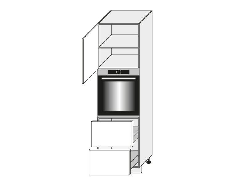 Skapis cepeškrāsnij Optimum D14/RU/2R 356