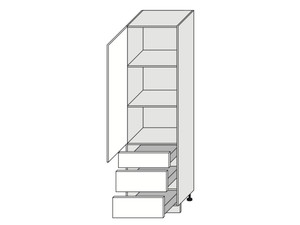 Virtuves skapis Optimum D14DP/3A