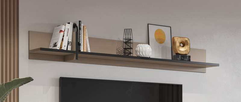 Wall mounted shelf Cody typ 02