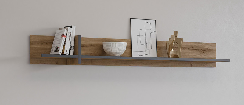 Wall mounted shelf Cody typ 02