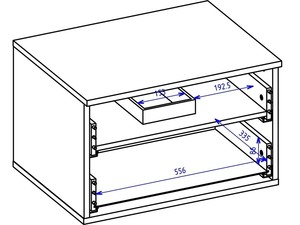 Bathroom under sink cabinet Endo typ37