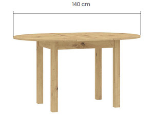 Extendable table Sonja 100