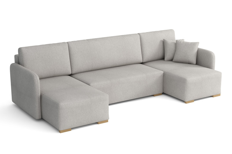 Extendable corner sofa bed Arona U