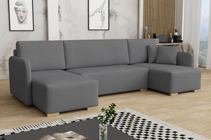 Extendable corner sofa bed Arona U