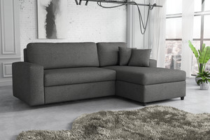 Extendable corner sofa bed Porto L/P