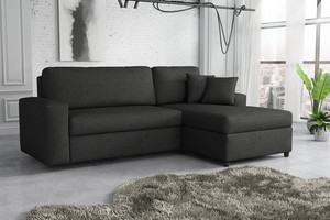 Extendable corner sofa bed Porto L/P