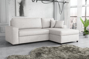 Extendable corner sofa bed Porto L/P